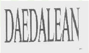 DAEDALEAN 